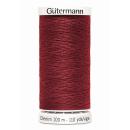 Spule Gütermann Denim Jeansnähgarn in Dunkelrot, Nummer 4466